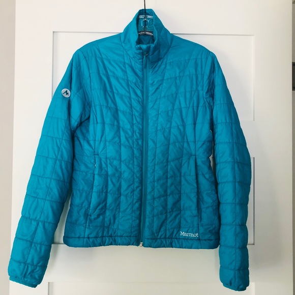 Marmot Jackets & Blazers - Marmot Teal Lightweight Insulated Quilted Jacket